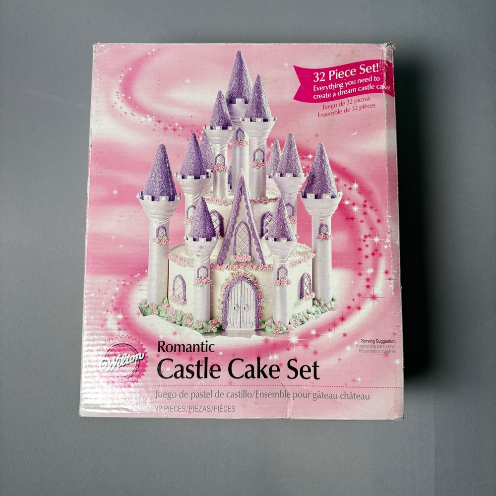 Wilton Romantic Castle Cake Set 32 Piece Decorating Kit Princess Medieval